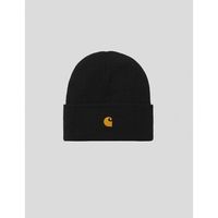 carhartt gorro gorro chase beanie black-gold para hombre