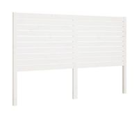 vidaxl cabecero de cama madera maciza de pino blanco 186x4x100 cm