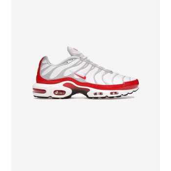 Nike Zapatillas Air Max Plus White University Red para hombre