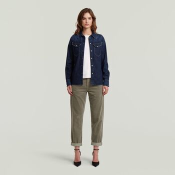 G-Star Raw Pantalones D25257 E169 KATE BOYFRIEND-C982 TURF para mujer