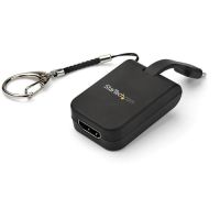 startech adaptador portatil usb-c a hdmi negro