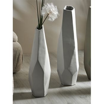 Vasija Askar Beige 90 Cms. S/2 26x27x90 Cms
