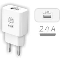 cargador de pared tech one tech tec2904 24a usb-a reconocimiento inteligente blanco