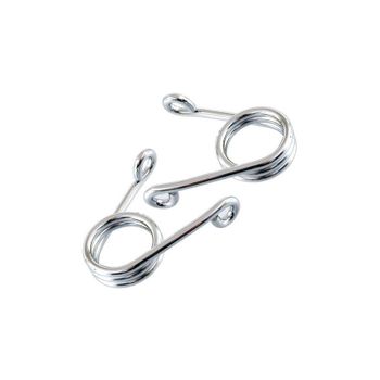 Tijera de muelle de asiento 6.5mm cromo par