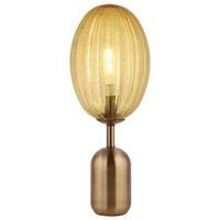 lampara de mesa lumineca manict 23x58 cm amarilla