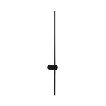 Aplique De Pared Lineal Led 15w De Aluminio Big Delux Negro