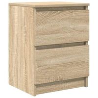 mueble de tv de roble sonoma 40x35x54 cm madera de ingenieria vidaxl