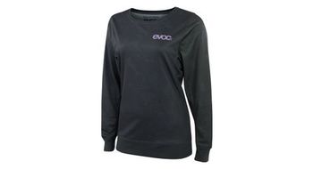 Maillot de manga larga para mujer evoc negro morado