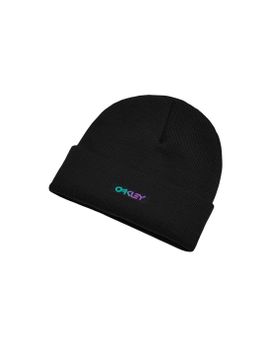 Gorro de Snow Oakley B1B Gradient Patch Beanie Hombre Negro