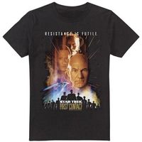 star trek camiseta first contact para hombre