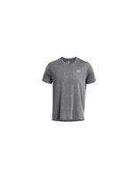 camiseta de running under armour launch splatter hombre gris