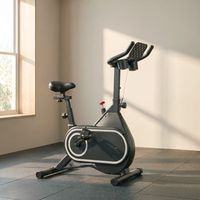 bicicleta estatica sportnow pe acero 93x485x102-112 cm negro