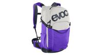 mochila evoc stage 18l beige y morado