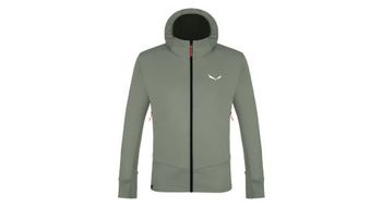 Chaqueta polar para hombre salewa puez polarlite hoodie gris