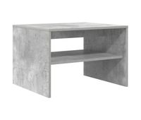 mesa de cafe - mesa de centro - mesa baja gris concreto 60 x 50 x 40 cm madera de ingenieria