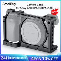 jaula de camara smallrig para sony a6000a6300a6500 ilce-6000ilce-6300a6500nex-7 jaula de aleacion de aluminio para montar tripode monitor-1661