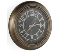 reloj de pared de metal
