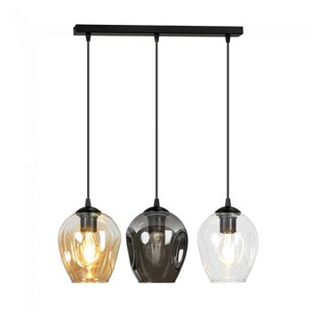 Regleta de techo domos mix (3 luces)