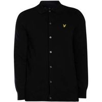 lyle  scott camisa manga larga camisa de punto de algodon para hombre