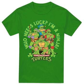 Teenage Mutant Ninja Turtles Camiseta Who Needs Luck para hombre