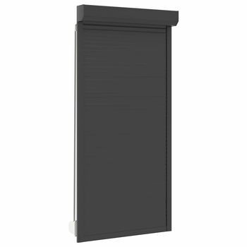 Persiana Enrollable Manual Antracita 100 X 210 Cm Vidaxl