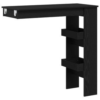 Mesa De Bar De Pared 102 X 45 X 103,5 Cm Madera De Ingeniería Vidaxl