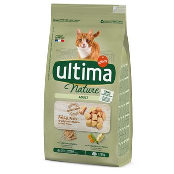 Ultima Cat Nature Pollo para gatos - Pack Ahorro: 2 x 1,25 kg