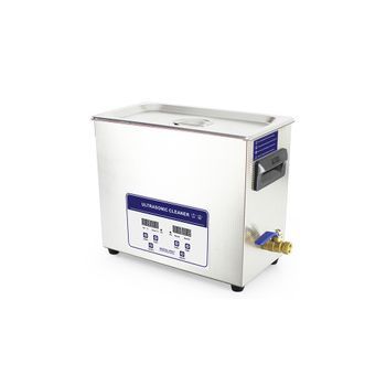 Limpiador Ultrasónico Kuril 6,5l | Acero Inoxidable | Limpieza Profunda De Carburadores | Temperatura 20-80° | 180w