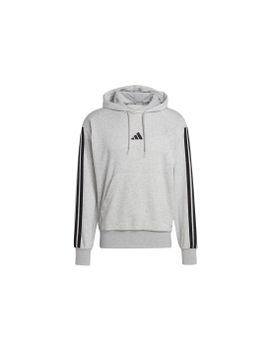 Sudadera adidas 3 Bandas French Terry Hd Hombre Gris/Negro