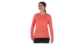 Camiseta de manga larga inov 8 performance coral para mujer