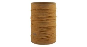 Tour de cou buff merino lightweight moutarde unisexe