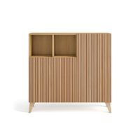 zapatero melamina roble dorado puertas impresas vallado 87x90x27 cm