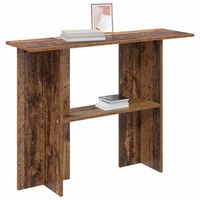 mesa consola  mesa de entrada madera envejecida 100 x 30 x 75 cm