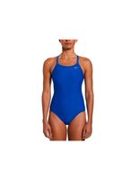 banador de natacion nike solid mujer azul royal