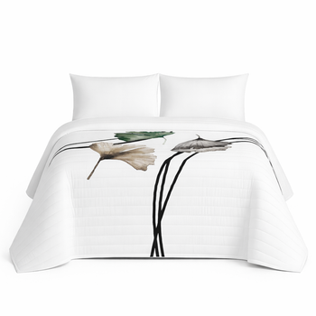 NATURALS - Colcha Bouti Estampada - Tejido 100% Algodón Extra Suave - Relleno 120 Gramos - Modelos Florales - Cama 90/135/150/180 Cm