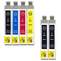 compatible multipack epson 29xl full set  2 extra black high capacity ink cartridges 6 pack