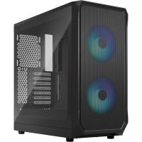 fractal design focus 2 rgb mid tower cristal templado usb 32 negra