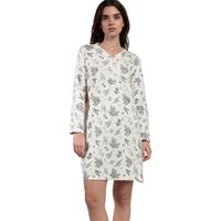 admas vestido camison de manga larga winter wood para mujer