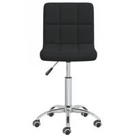 silla de comedor  silla de mesa  silla de cocina giratoria tela negro