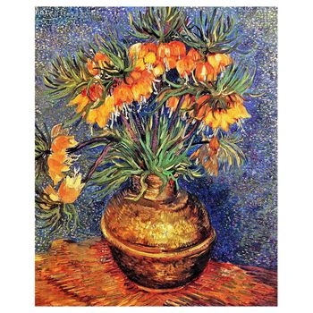 Fritillaries en Un Jarrón de Cobre - Vincent Van Gogh - cm. 80x100