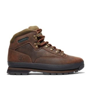 Timberland para hombre. TB0951002141 Botas de piel de montaña con cordones Euro Hiker marrón (40), Plano, Casual