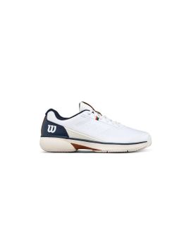 Zapatillas de Tenis Wilson Rush Lite Clay Clc it Hombre Blanco/Azul Marino/Tofu