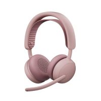auriculares logitech zone wireless 2 inalambricos bluetooth con cancelacion de ruido rosa