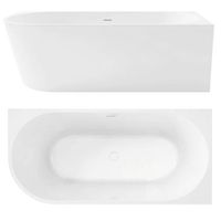 banera de esquina bellanto white 150cm right