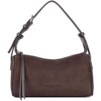 lancaster bolso de mano bolso rectangular con cremallera s suede marron para mujer