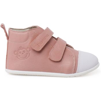 Pisamonas Botines Botita Piel Sport Puntera Blanca para niño