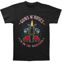 guns n roses camiseta manga larga night train para hombre