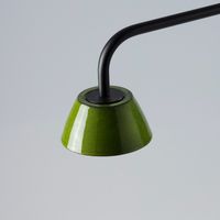 lampara de pie led absidiola conica brazo 35w