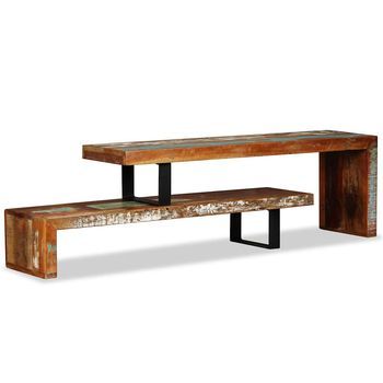 Mueble Tv | Mueble De Salón | Armario Tv De Madera Maciza Reciclada