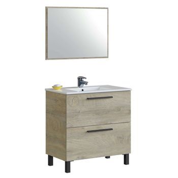 Elegancia Y Funcionalidad: Mueble De Baño Cullera Con Lavabo Y Espejo